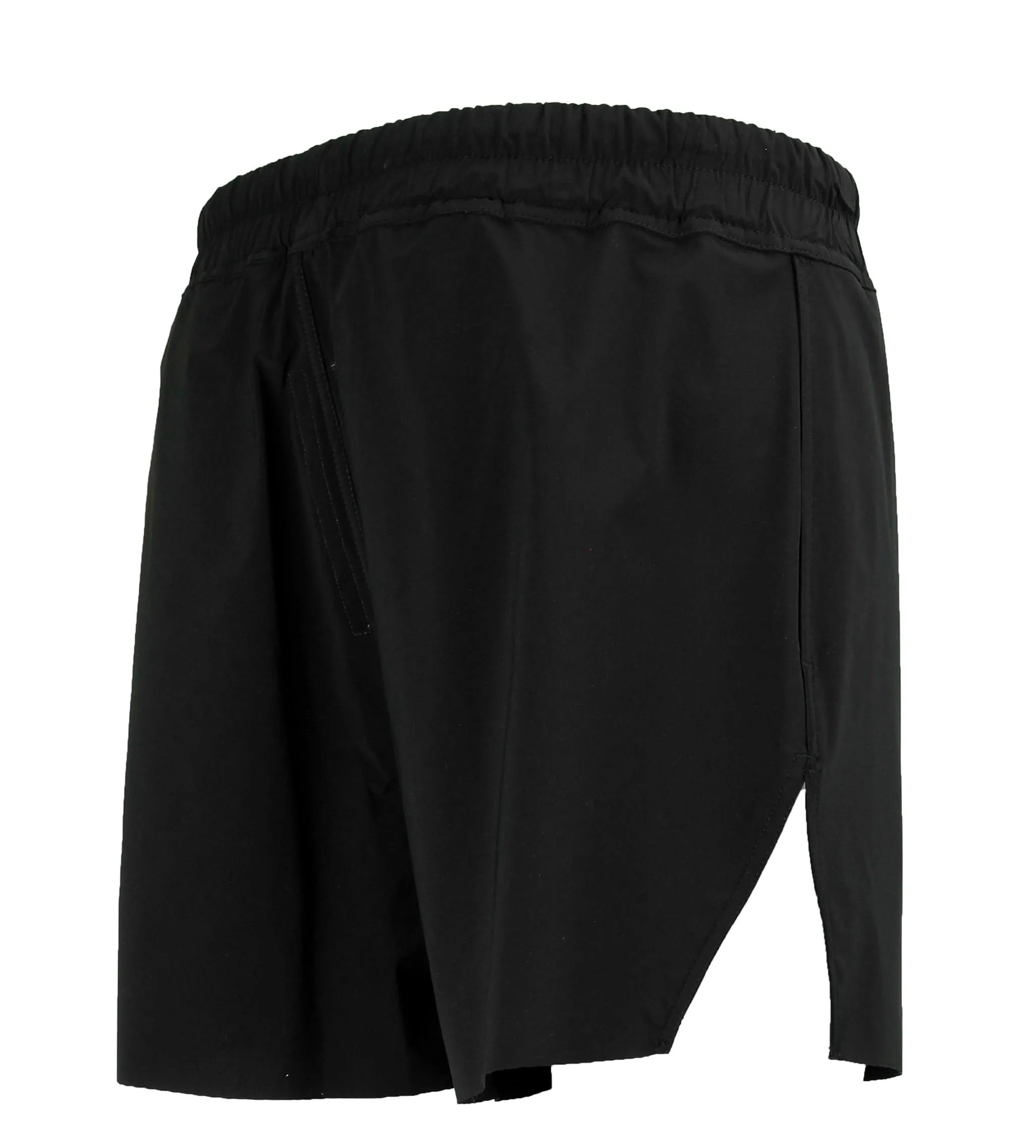 Rick Owens Fog Elasticated Waist Wide-Leg Shorts