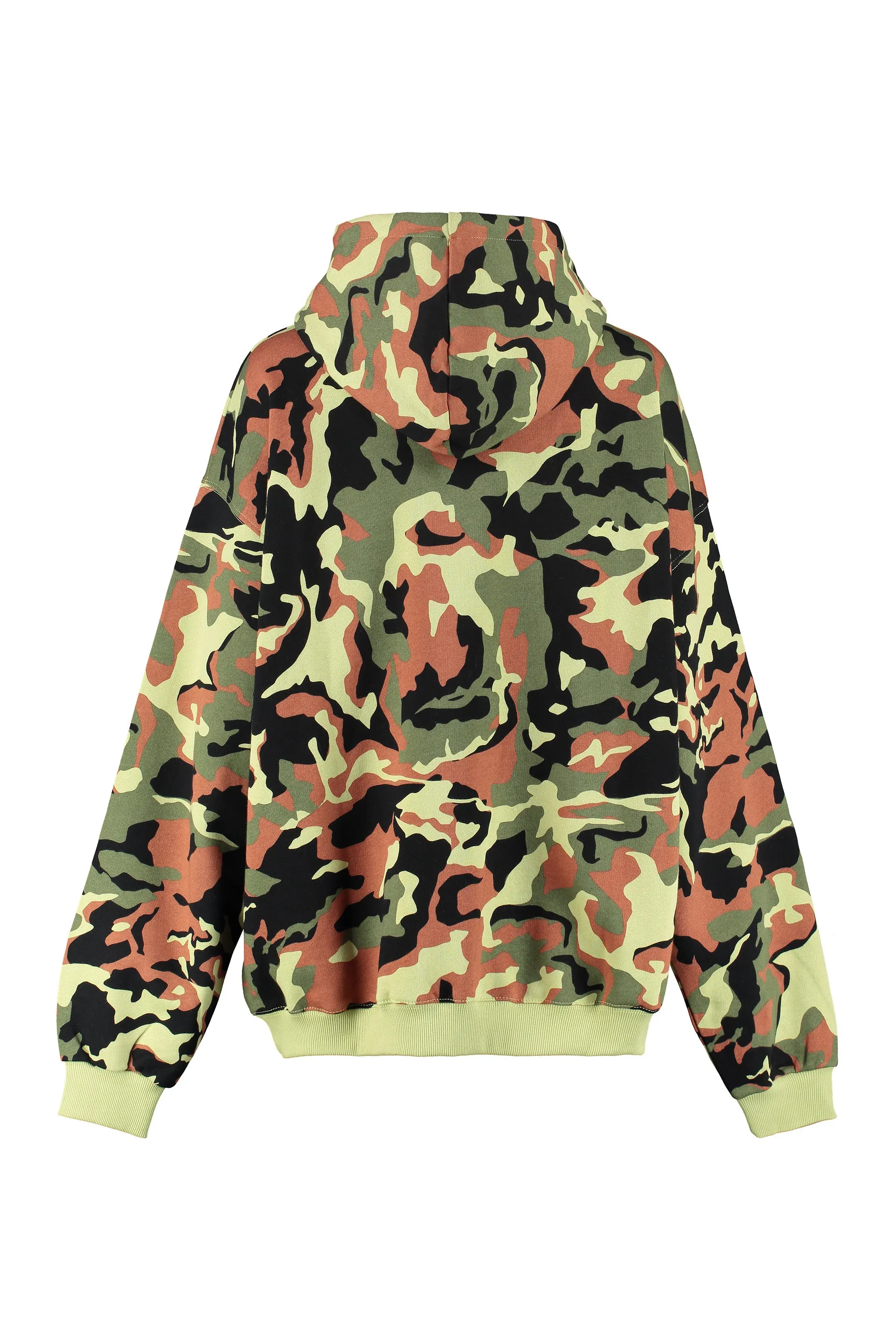 ROTATE Camouflage-Print Drawstring Hoodie