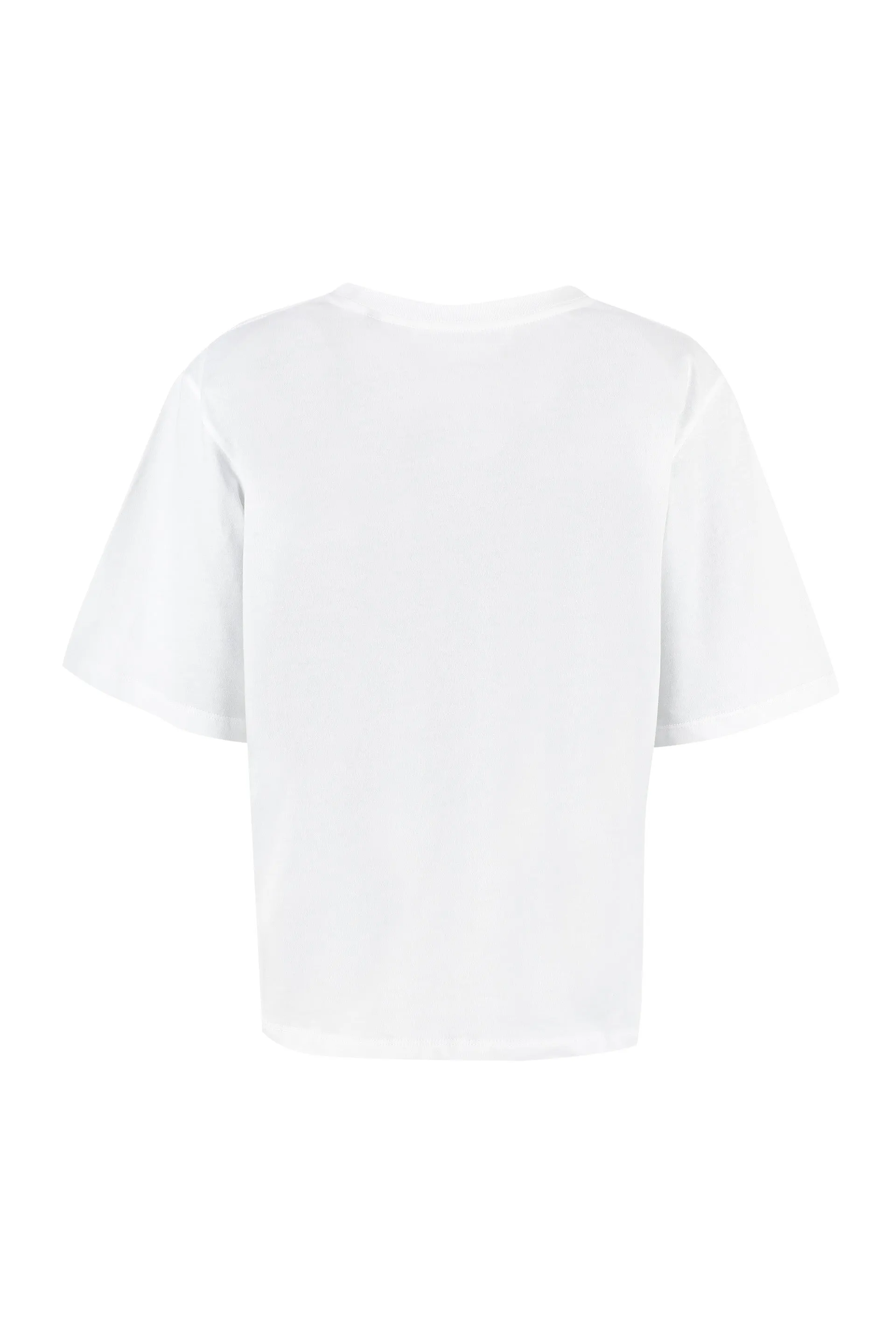 ROTATE Logo Embroidered Crewneck T-Shirt