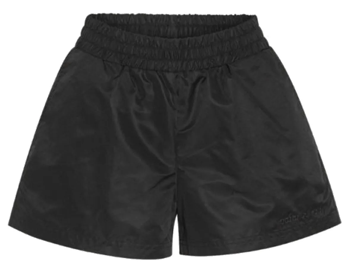 ROTATE Roxanne Logo Embroidered High Waist Shorts