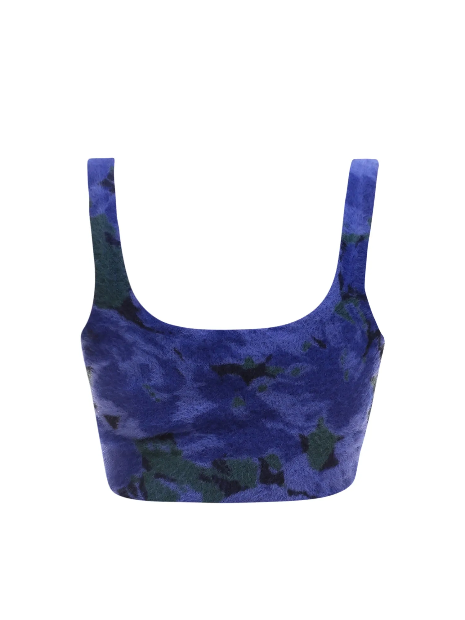 ROTATE Textured Cropped Tank Top