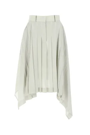 Sacai Asymmetric Pleated Skirt