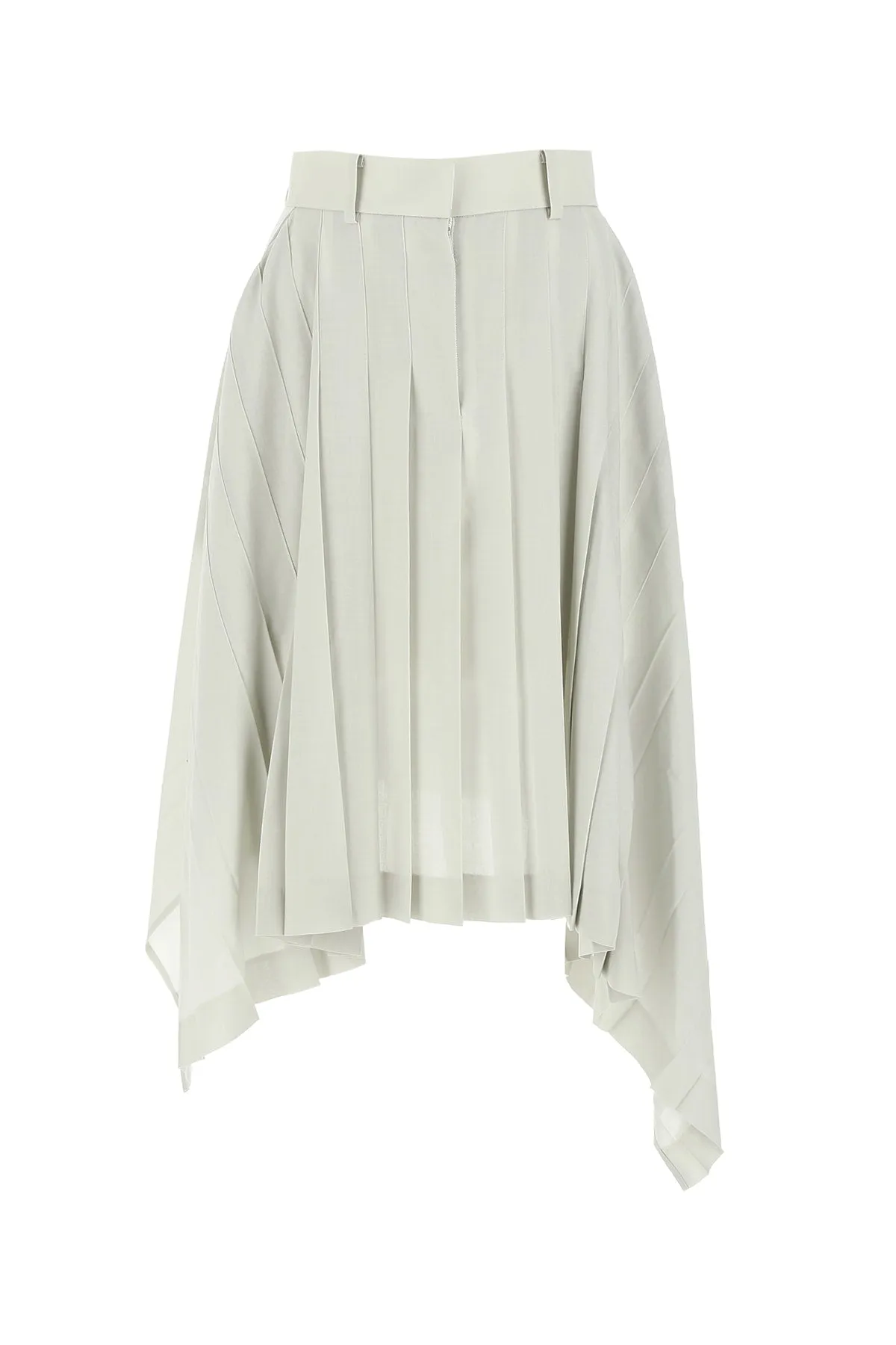 Sacai Asymmetric Pleated Skirt