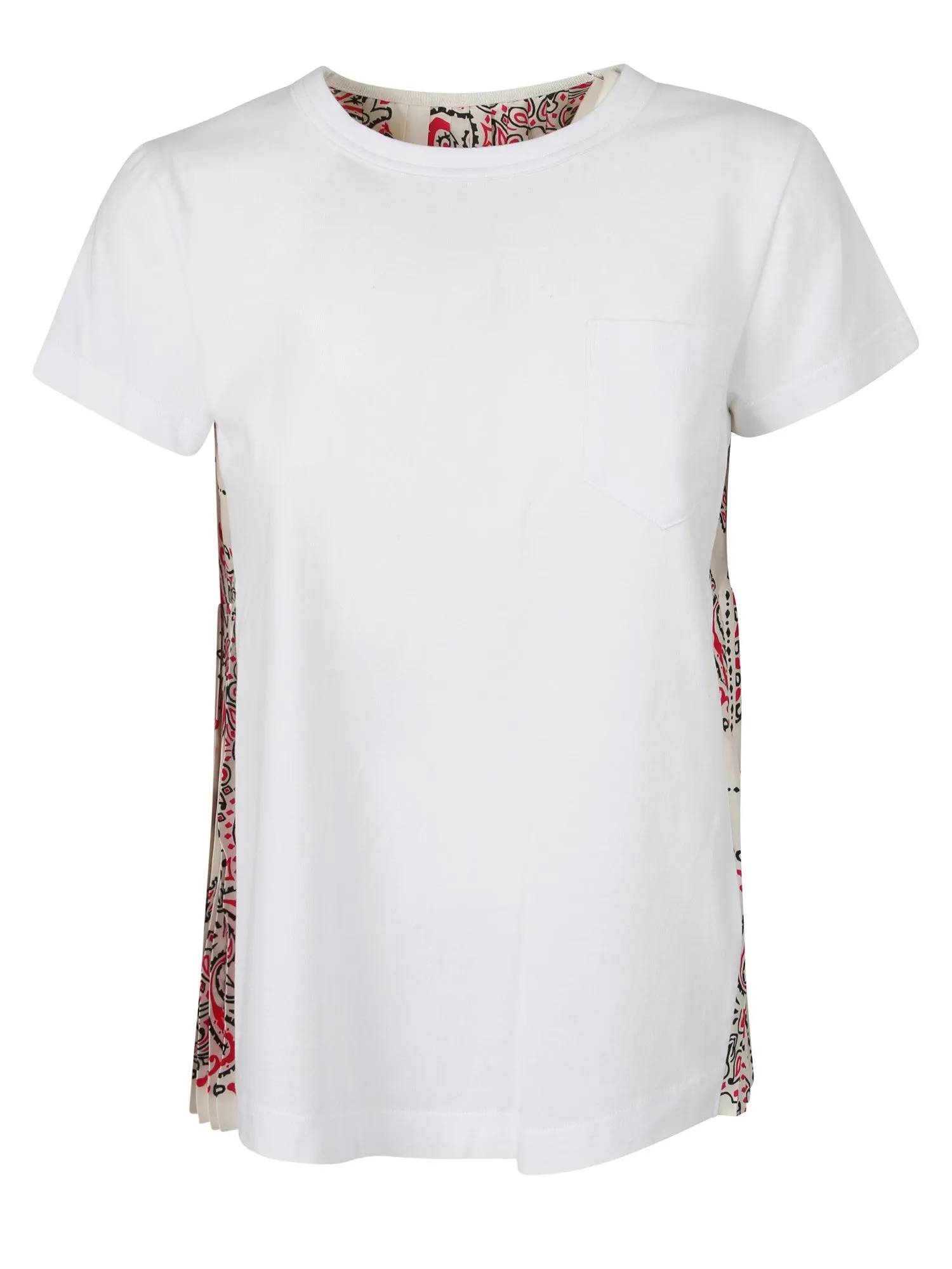 Sacai Bandana Printed Crewneck T-Shirt