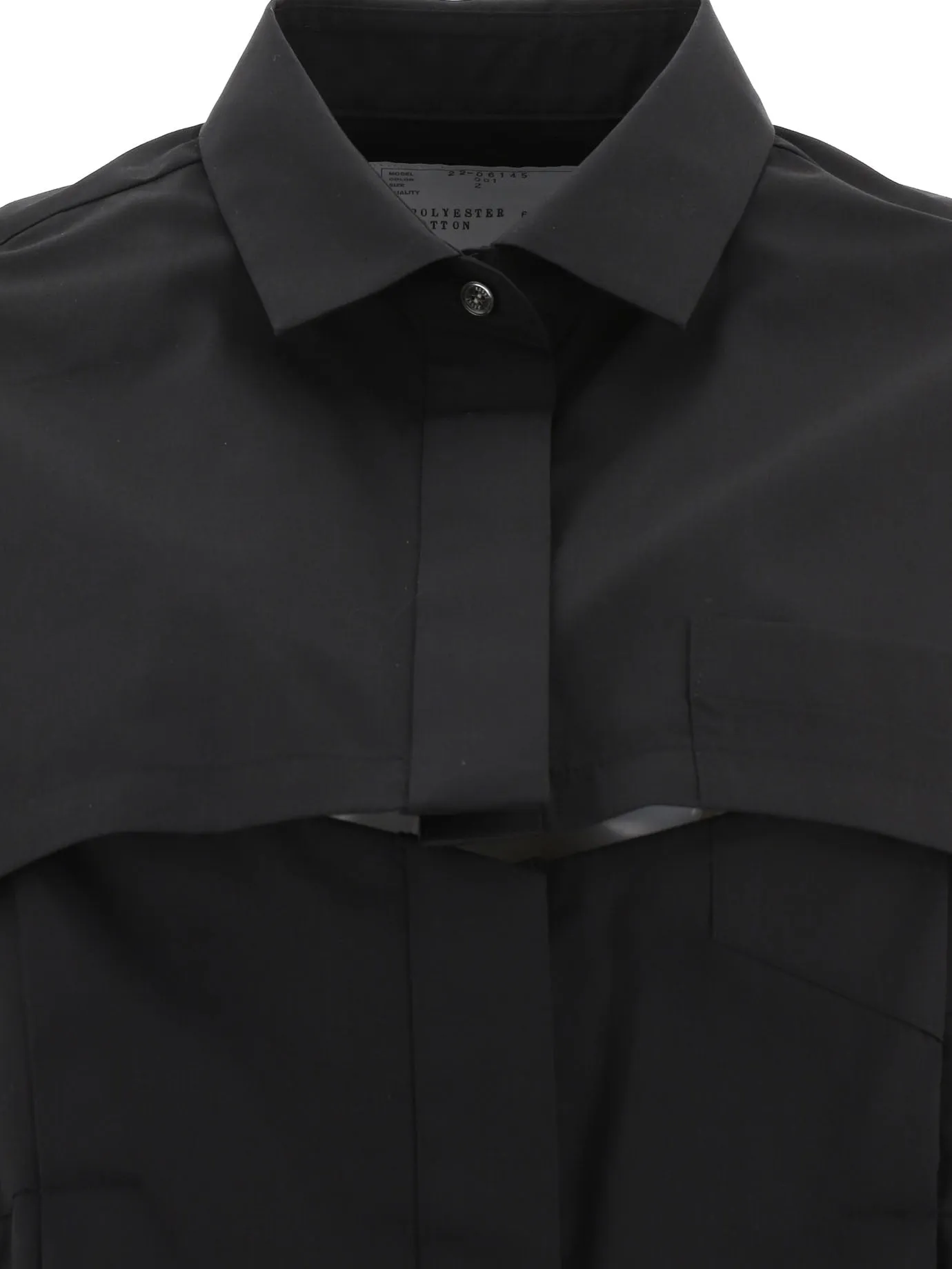Sacai Cut Out Oversized Shirt