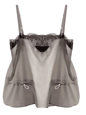 Sacai Lace Detailed Flared Top