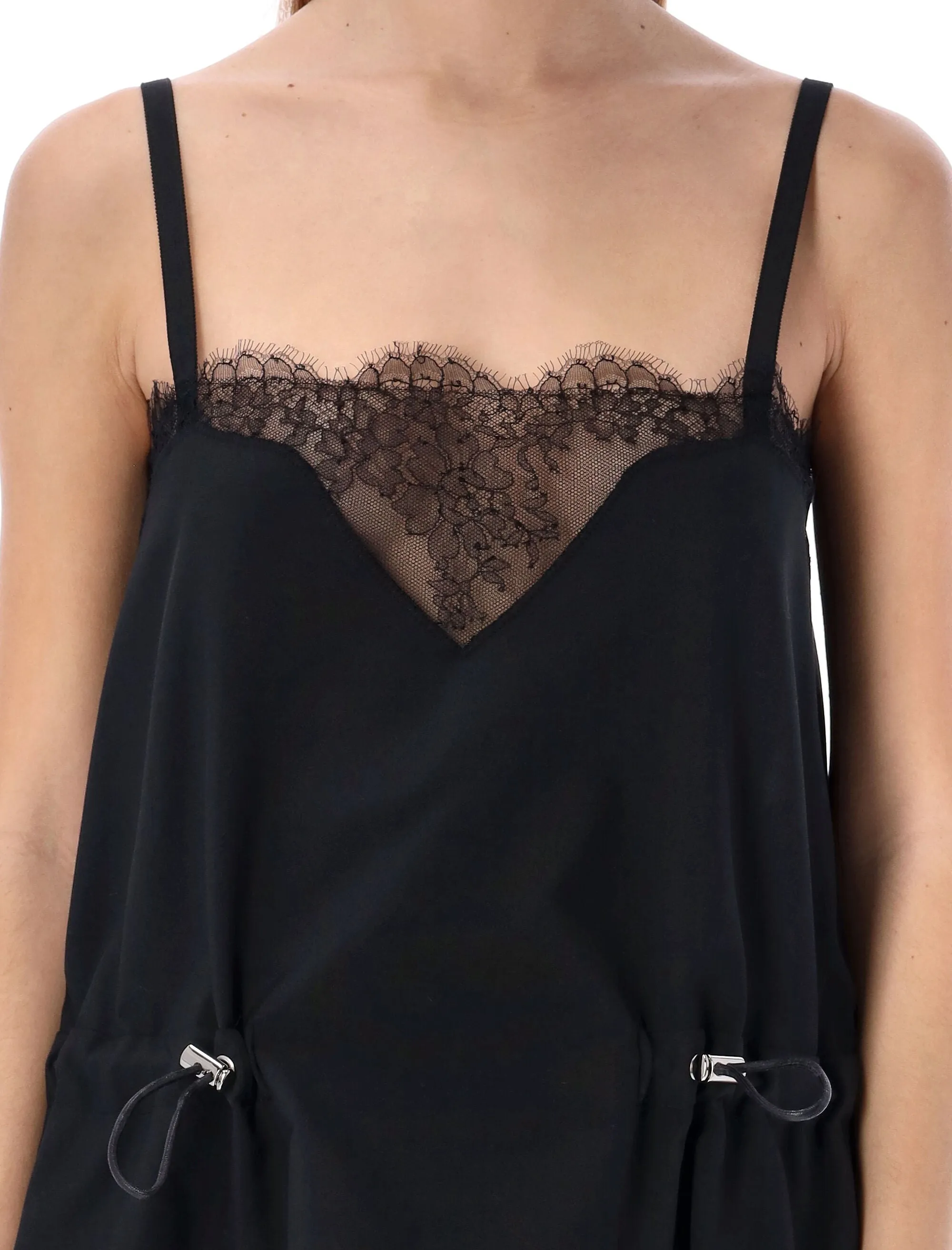 Sacai Lace Detailed Flared Top