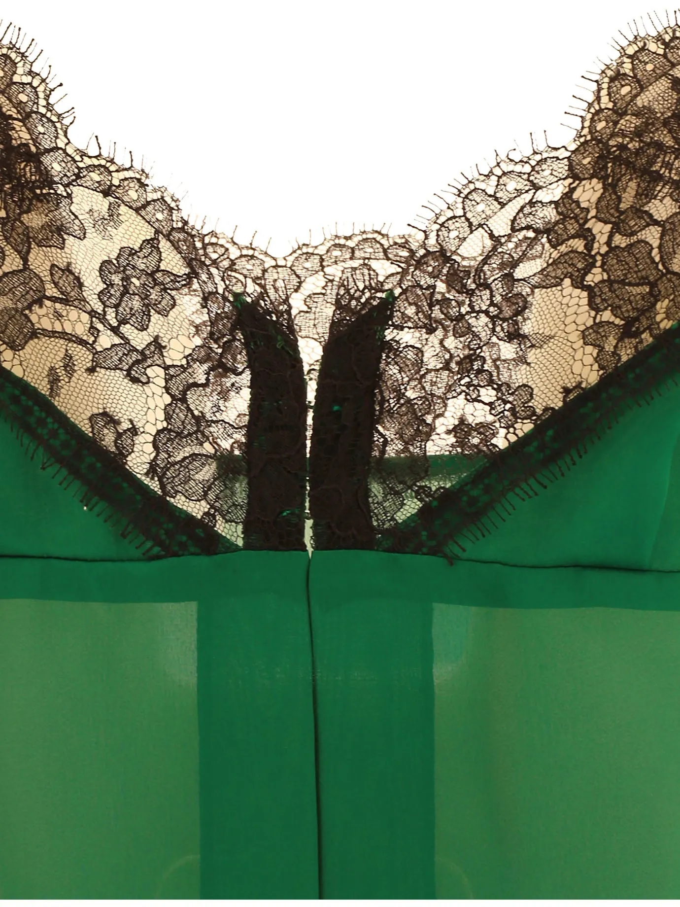 Sacai Lace-Trim Sleeveless Top