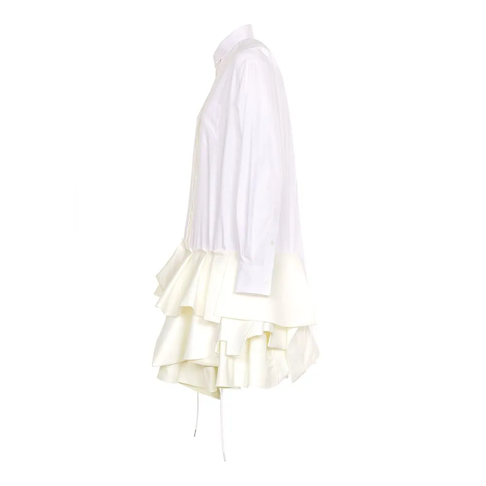 Sacai Layered Mini Shirt Dress