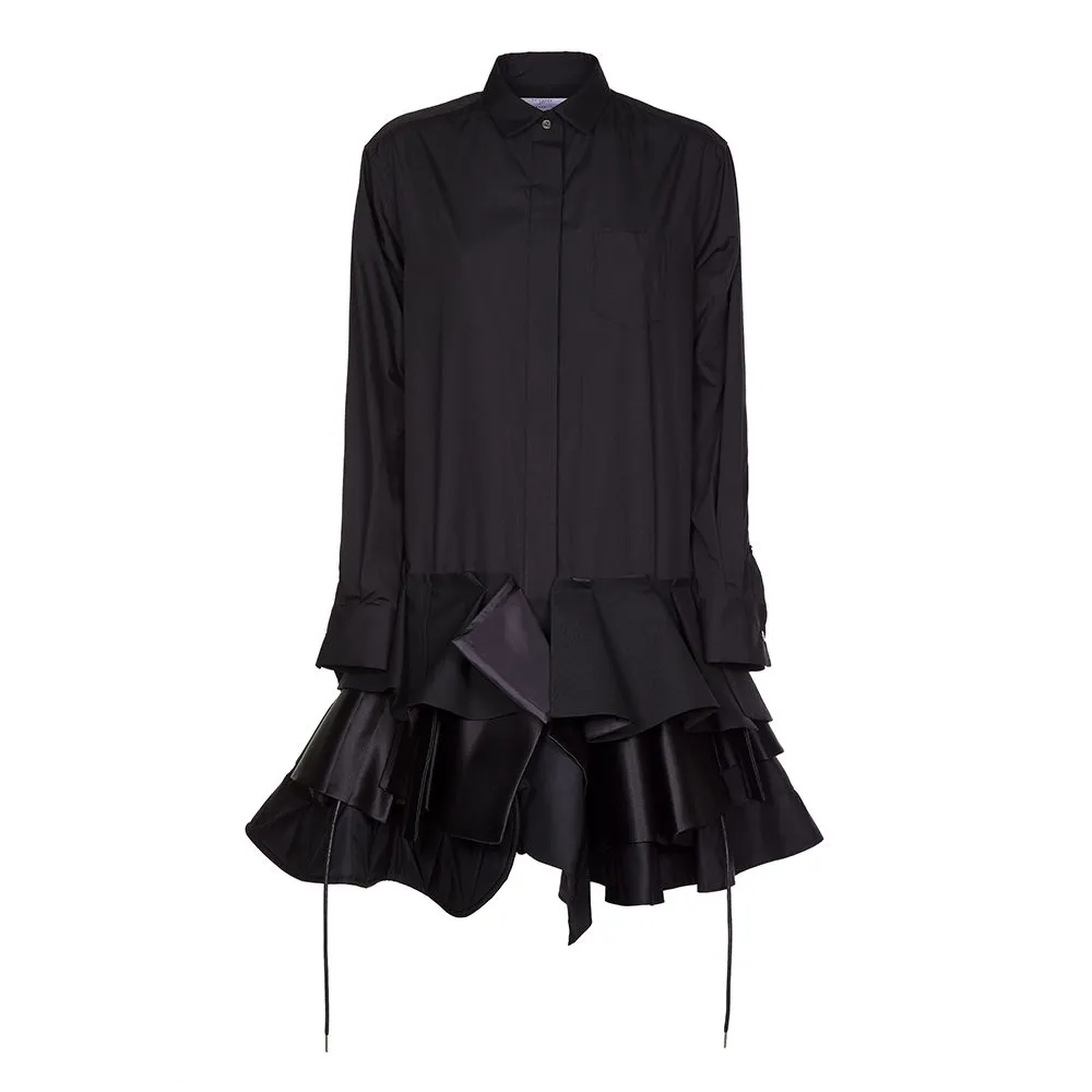 Sacai Layered Mini Shirt Dress