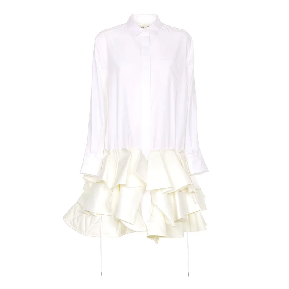 Sacai Layered Mini Shirt Dress