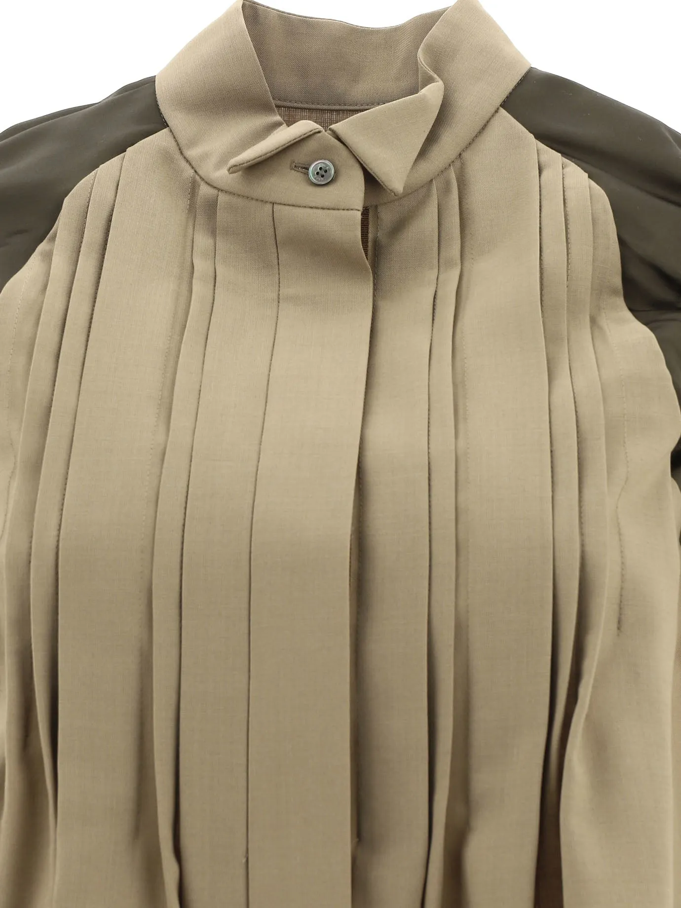 Sacai Two-Tone Sleeveless Top