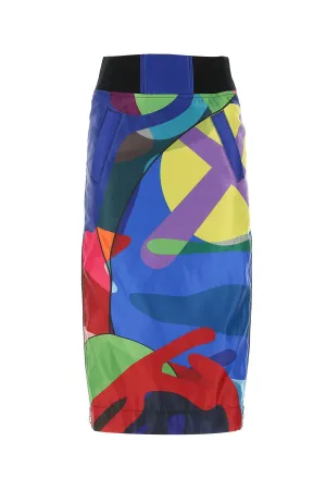 Sacai Zip-Panelled Pencil Skirt