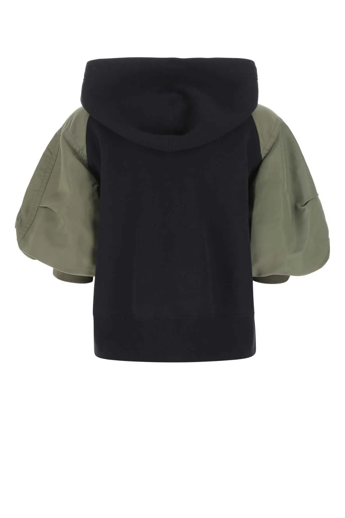 Sacai Zip-Up Straight Hem Hoodie