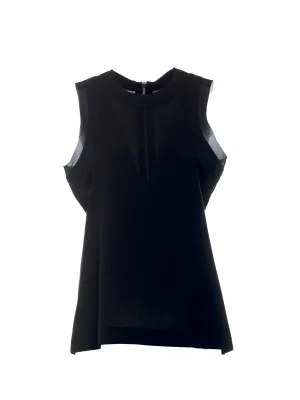 Sacai Zipped Crewneck Tank Top