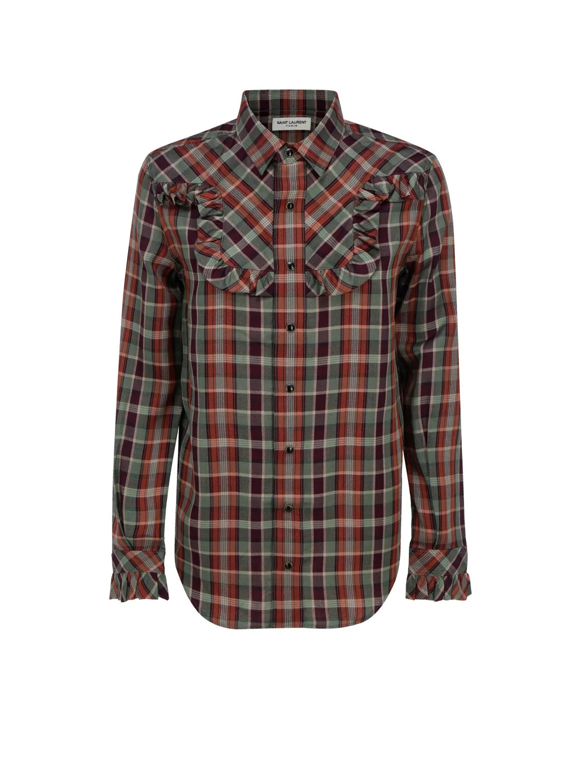 Saint Laurent Checked Jacquard Shirt