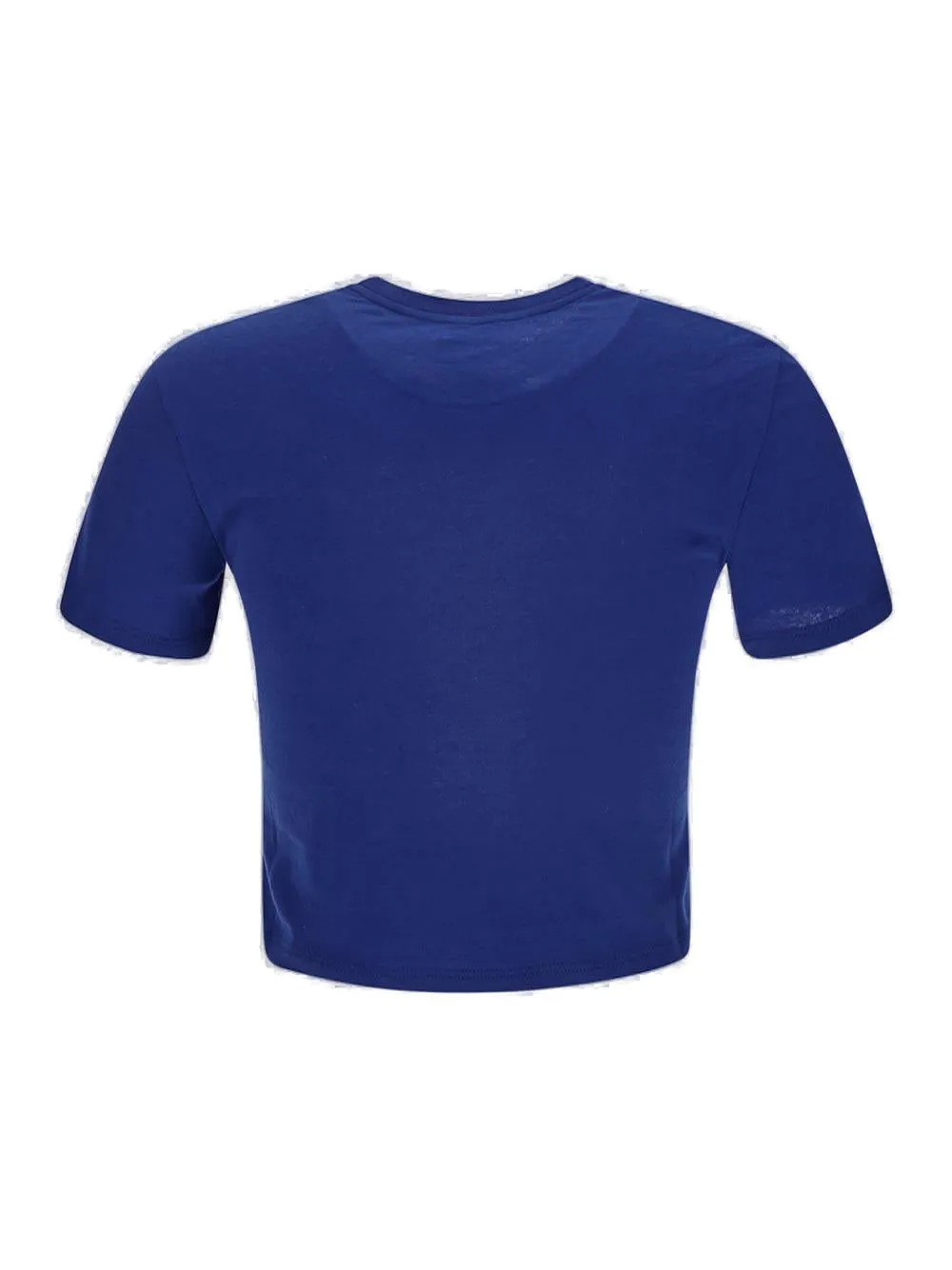 Saint Laurent Logo Embroidered Crewneck T-Shirt