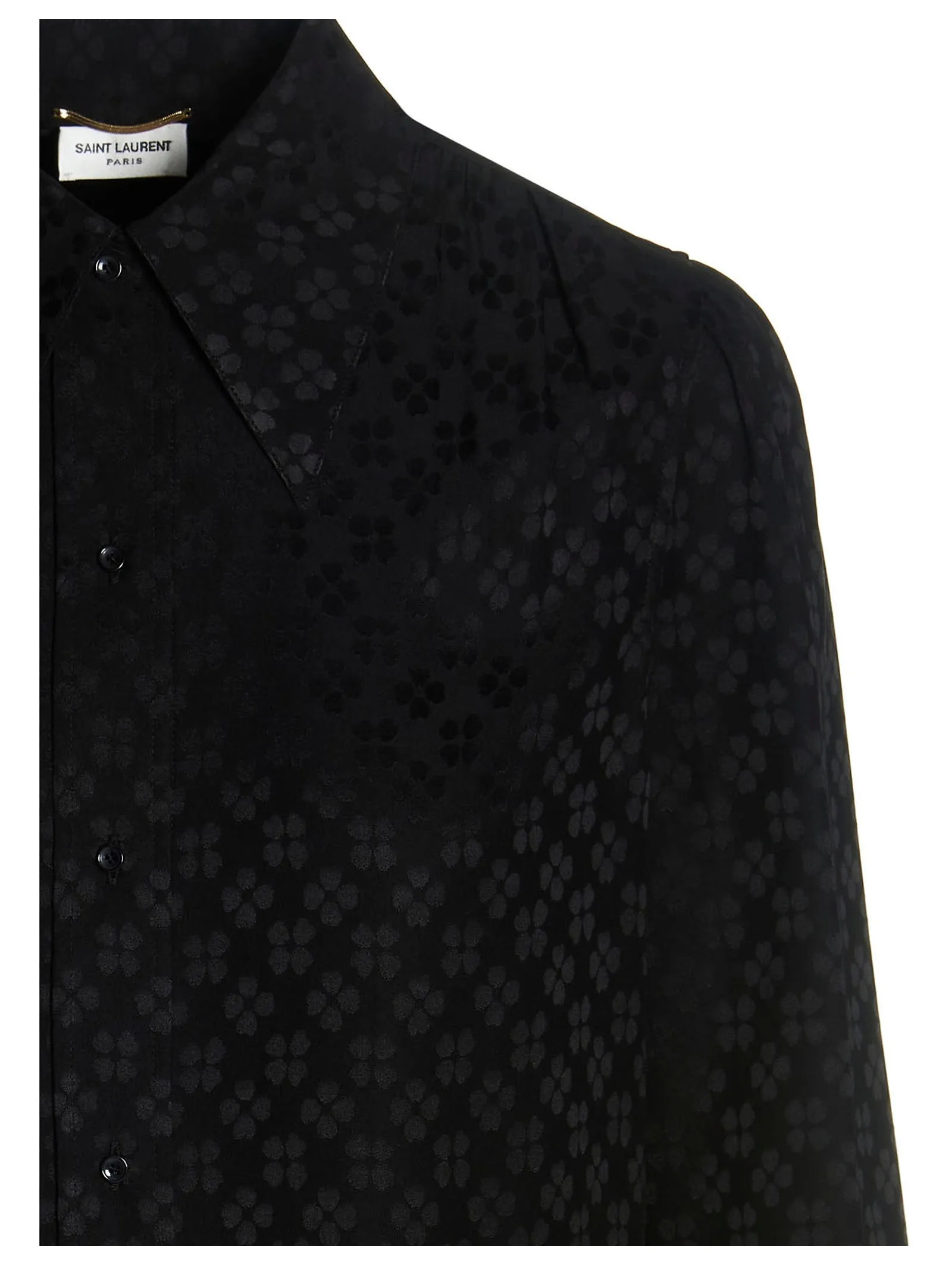 Saint Laurent Long Pointed Collar Shirt