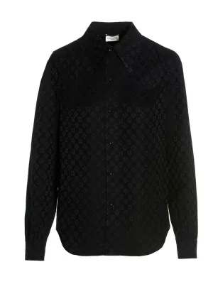 Saint Laurent Long Pointed Collar Shirt