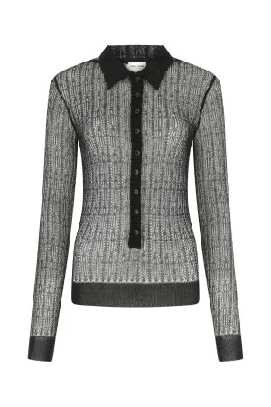 Saint Laurent Long-Sleeved Knitted Shirt
