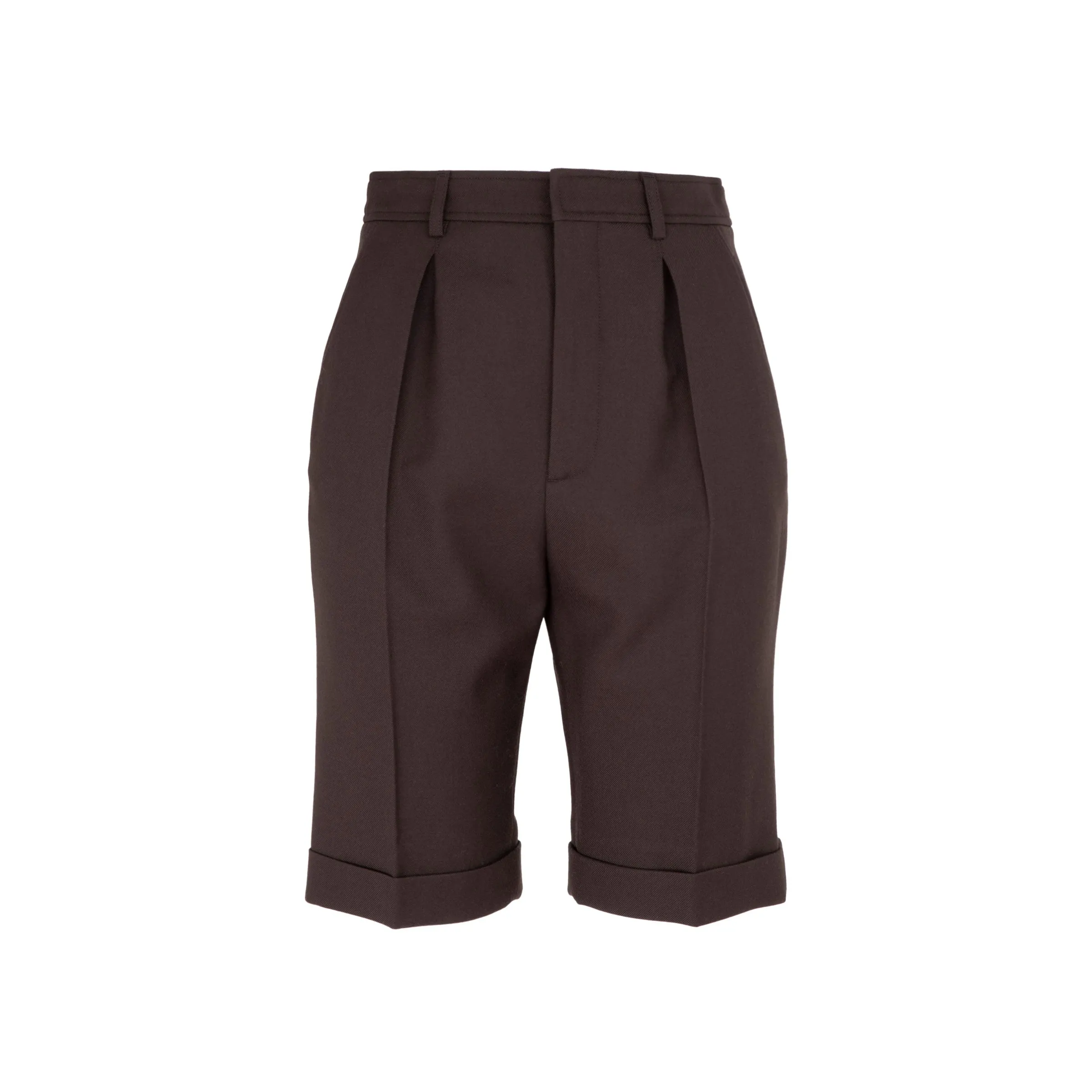 Saint Laurent Pleated Bermuda Shorts