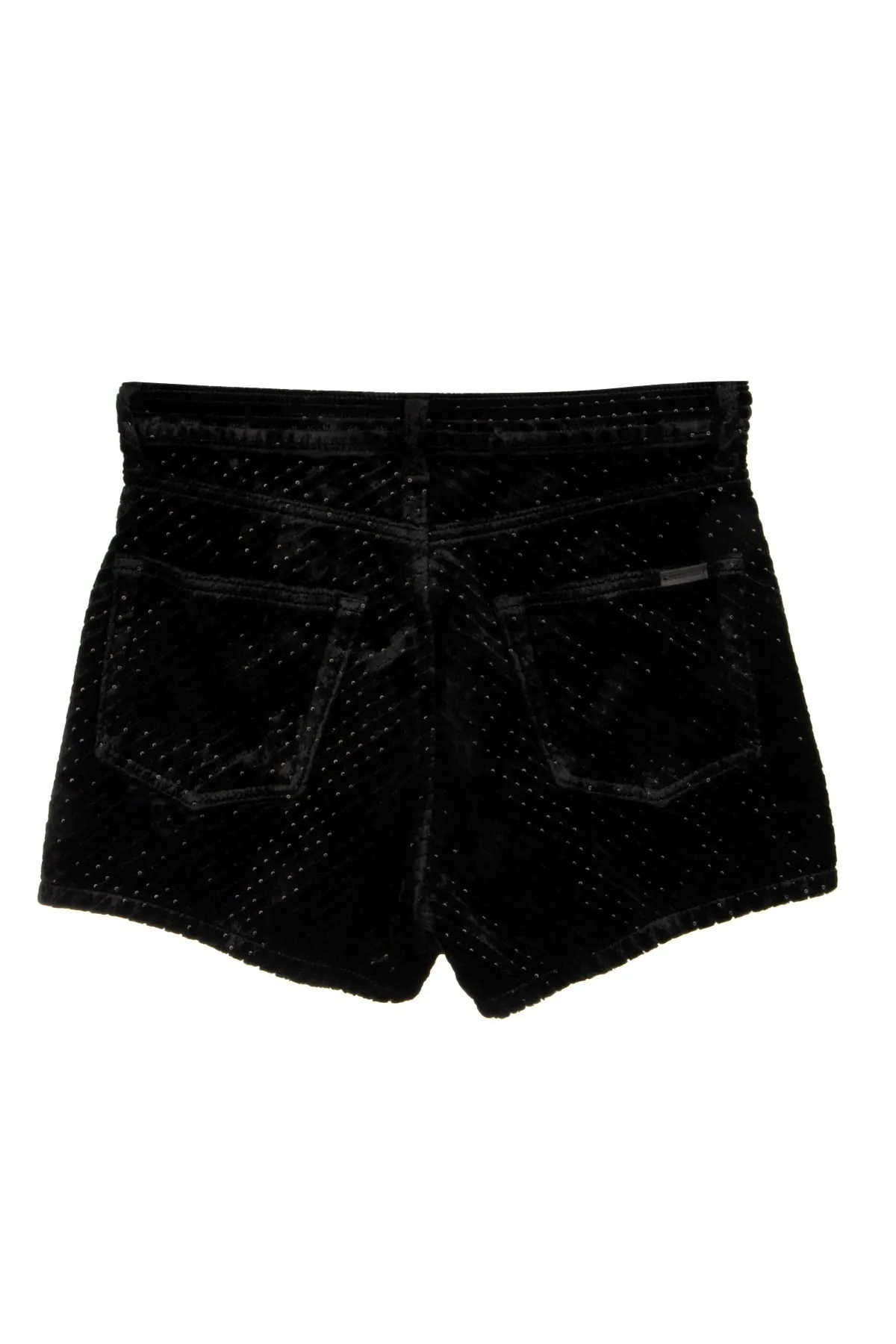 Saint Laurent Sequin Embellished Shorts