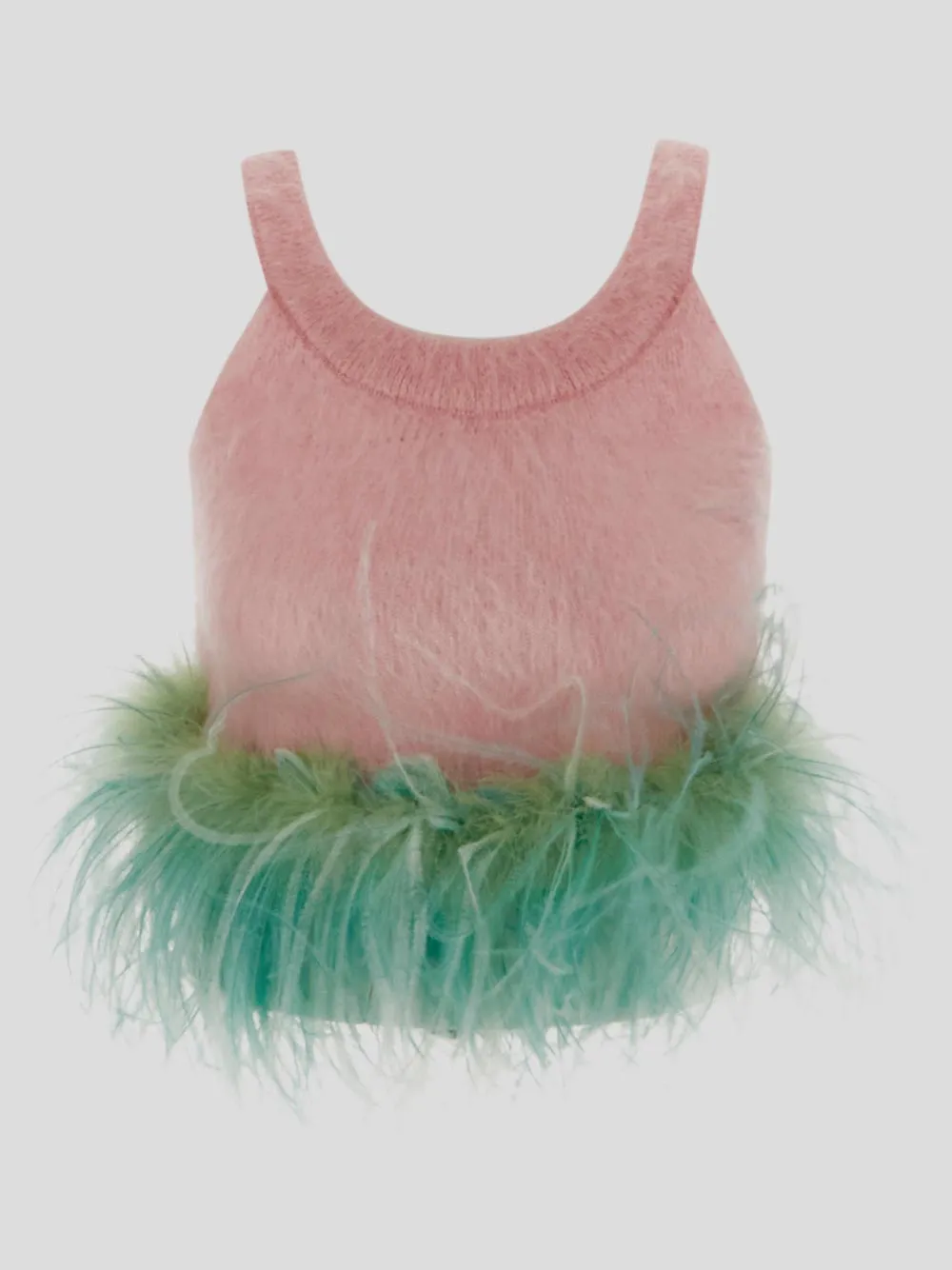 Saint Laurent Sleeveless Crewneck Top