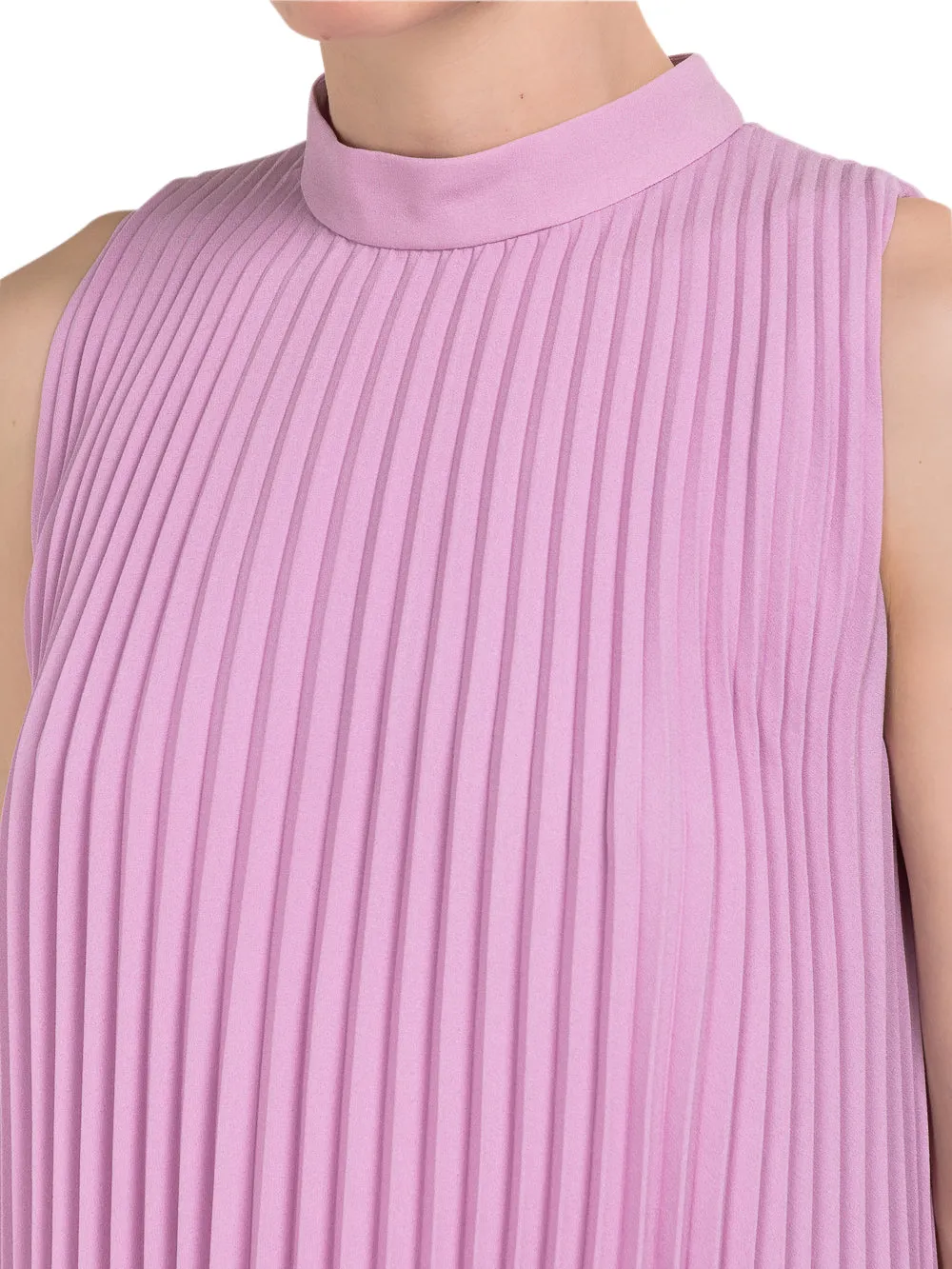 Salvatore Ferragamo Pleated Sleeveless Top