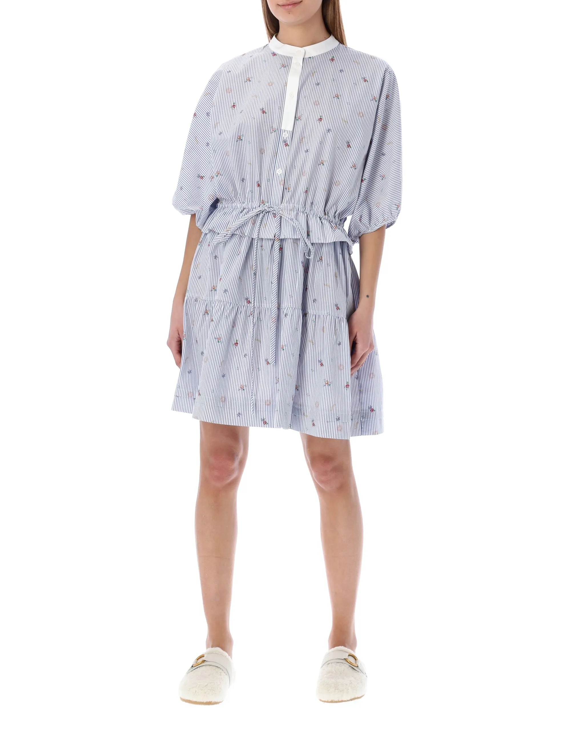 See By Chlo Peplum Shirt Dress