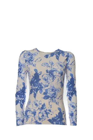 Sportmax Floral Skintight T-Shirt