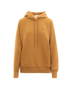 Sportmax Logo Embroidered Hoodie