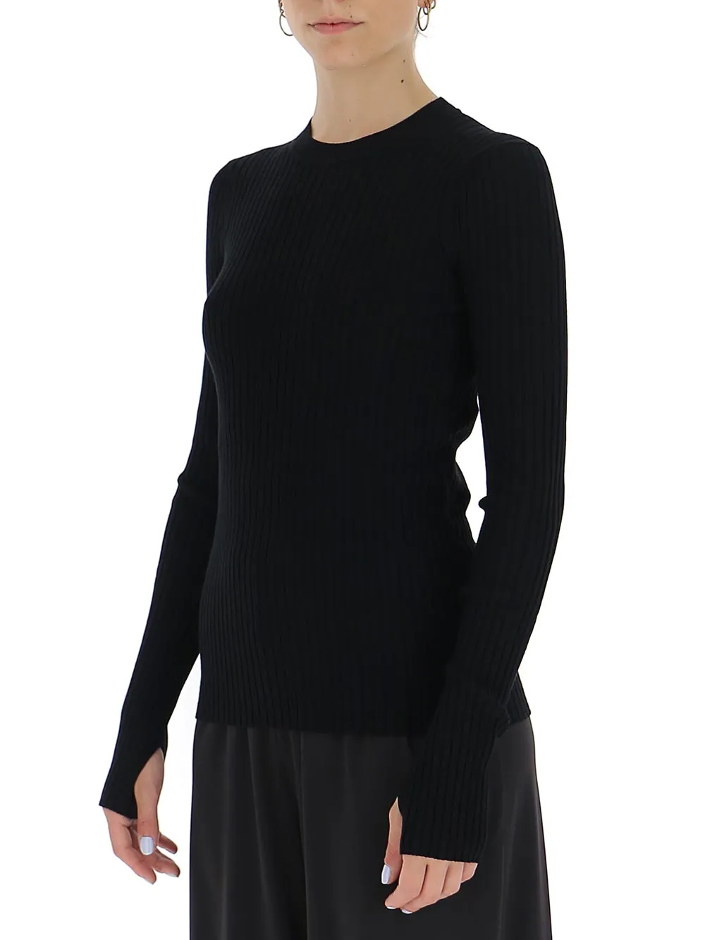 Sportmax Ribbed Crewneck Top