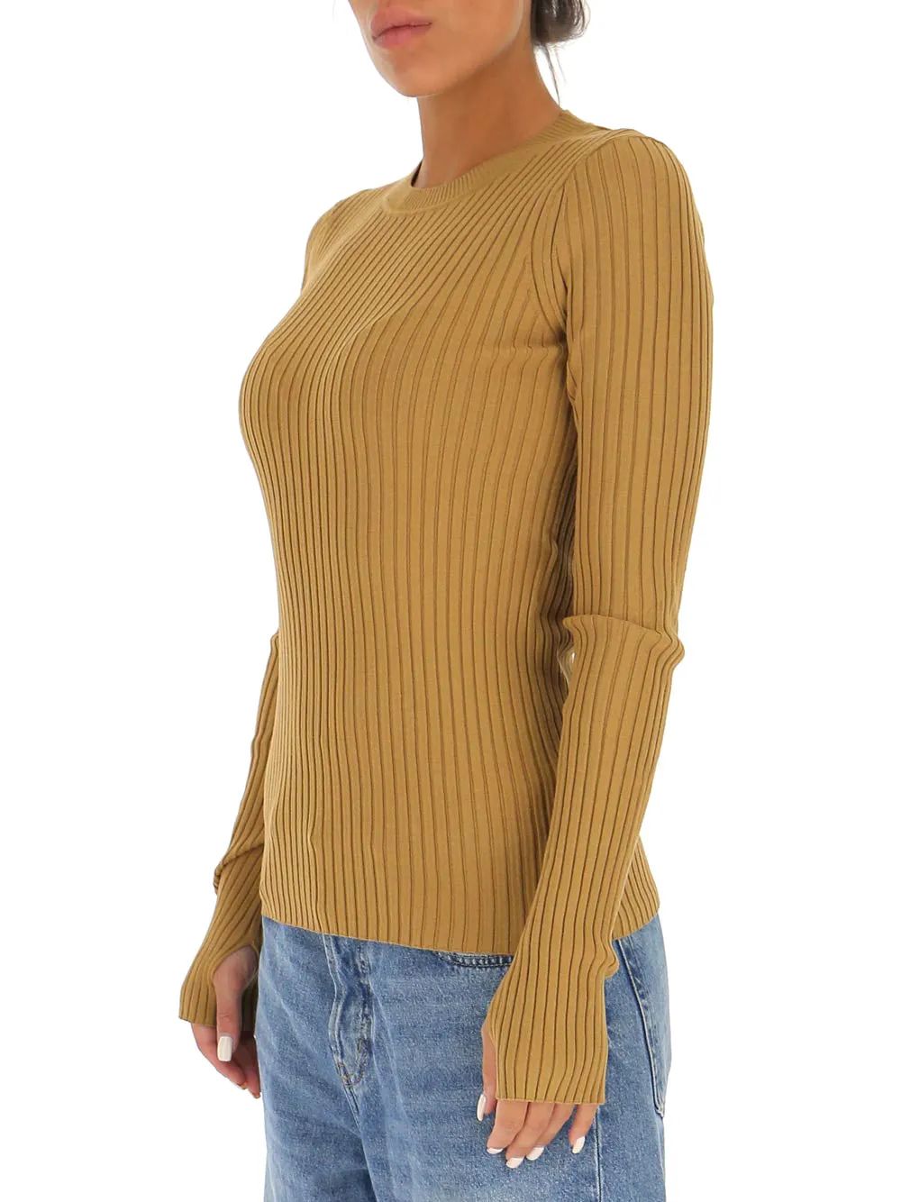 Sportmax Ribbed Crewneck Top