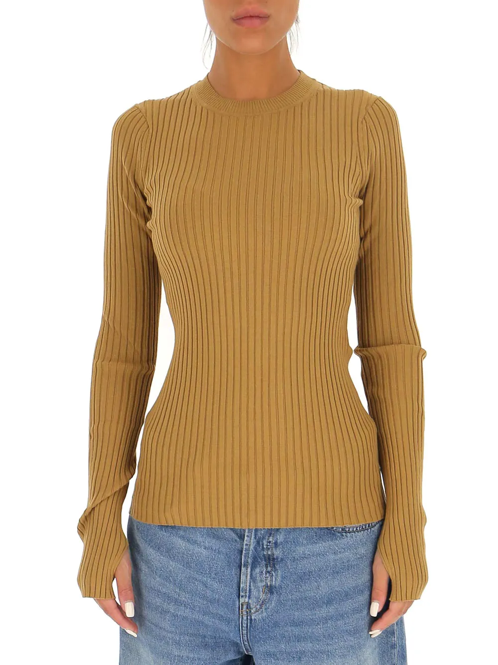 Sportmax Ribbed Crewneck Top
