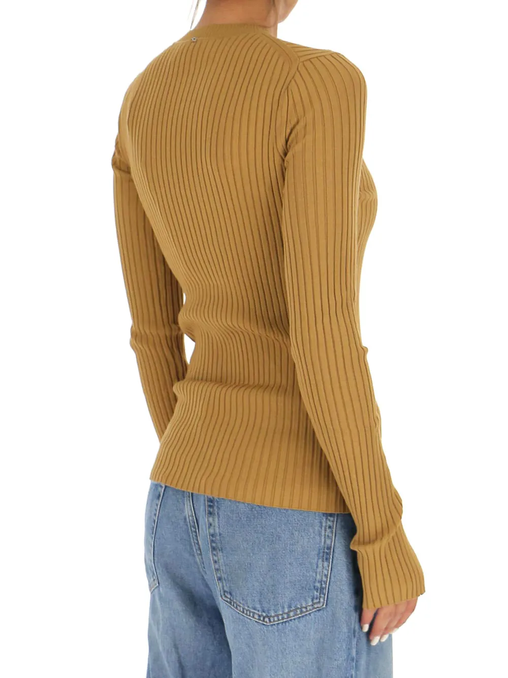 Sportmax Ribbed Crewneck Top
