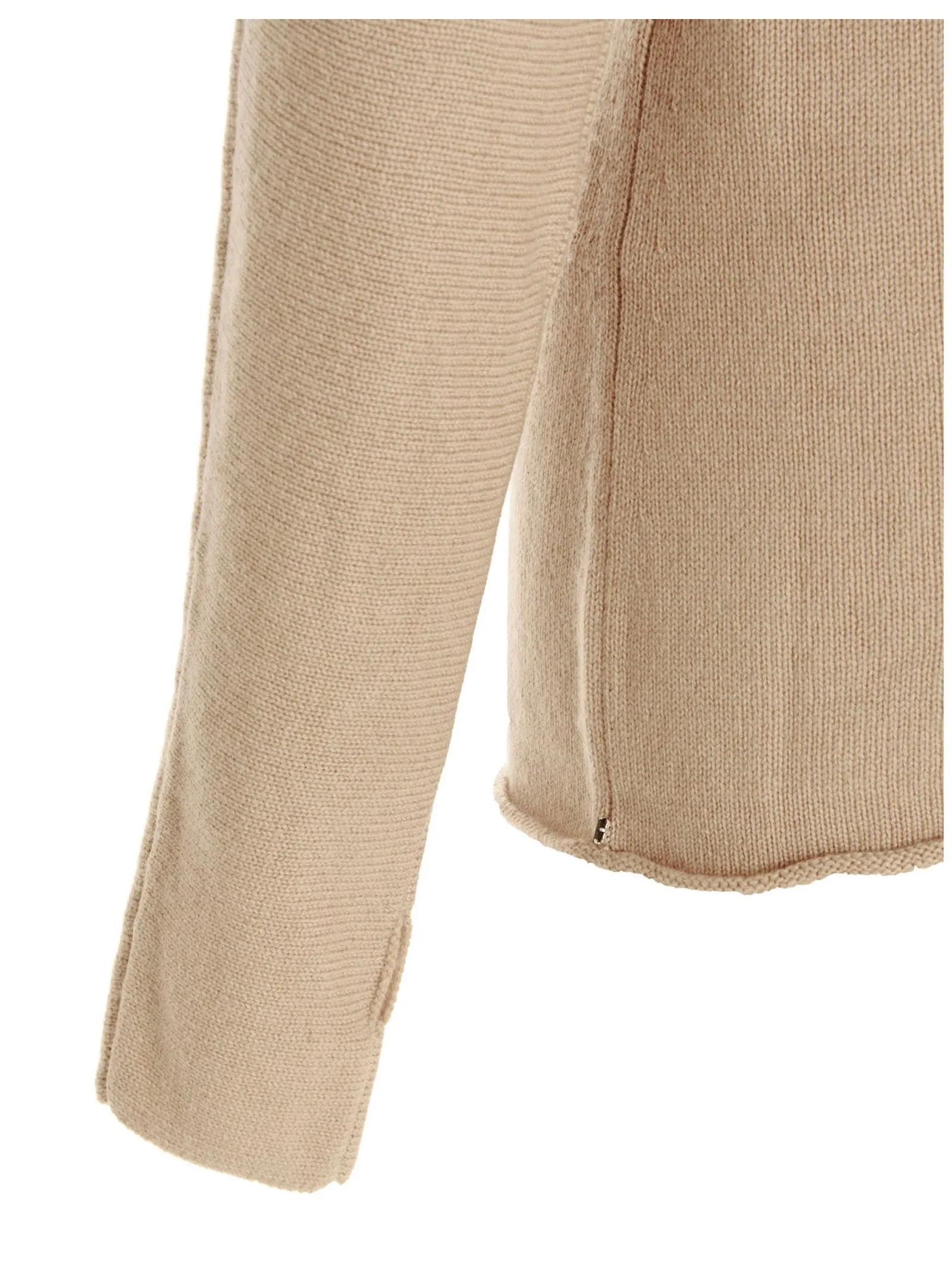 Sportmax V-Neck Knitted Hoodie