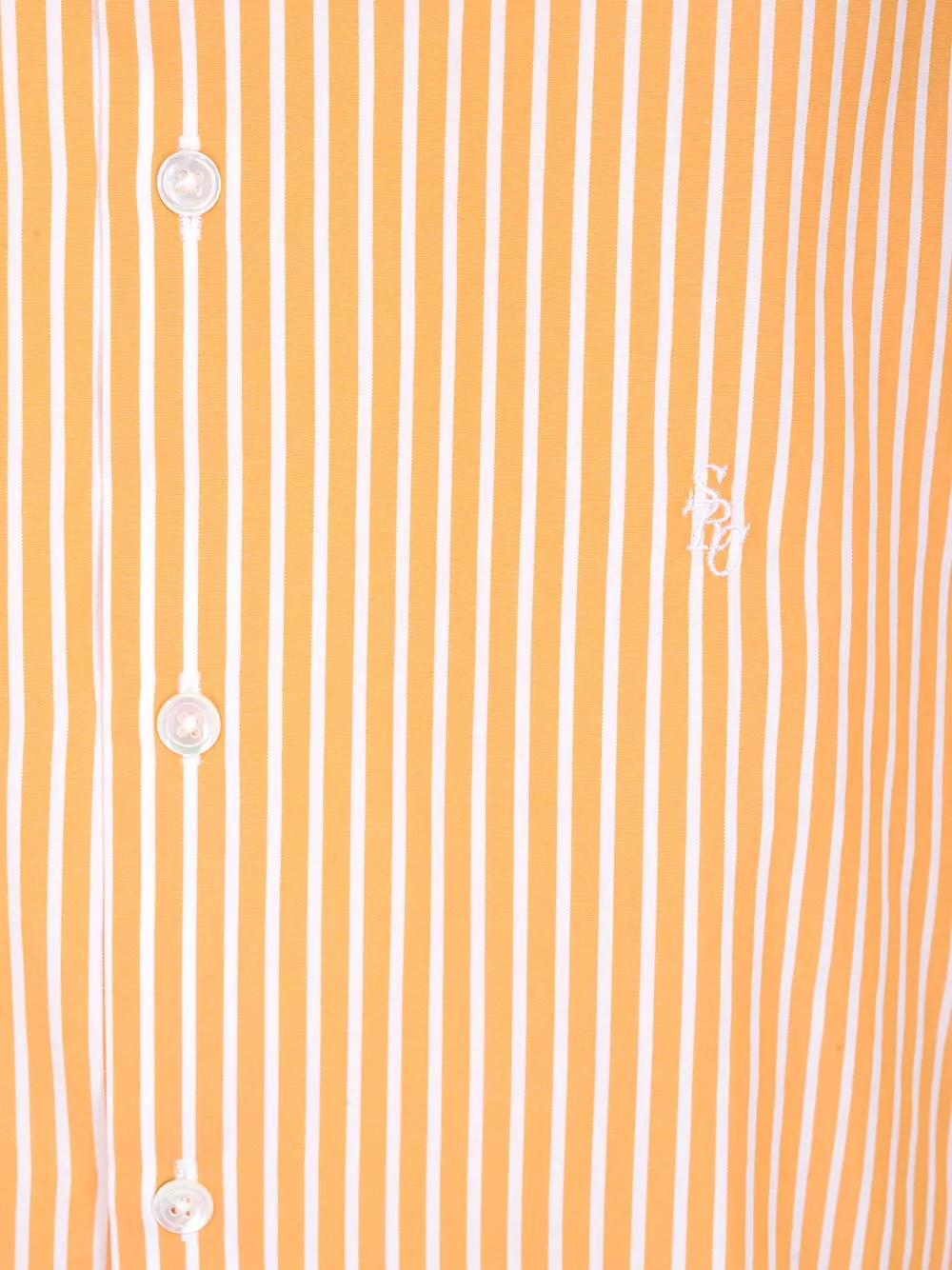 Sporty & Rich Charlie Striped Buttoned Shirt