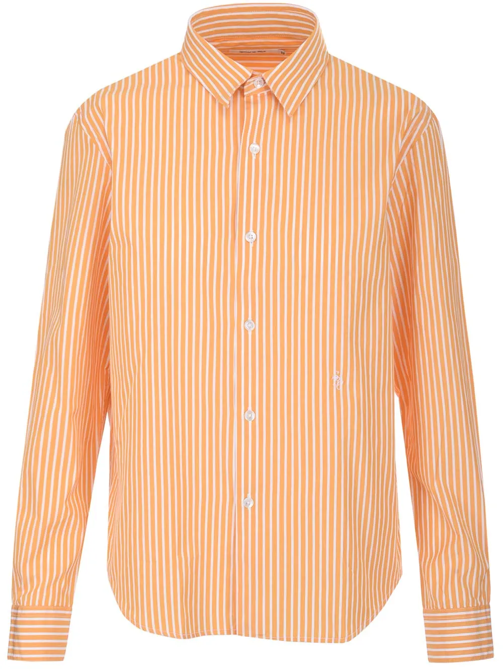 Sporty & Rich Charlie Striped Buttoned Shirt