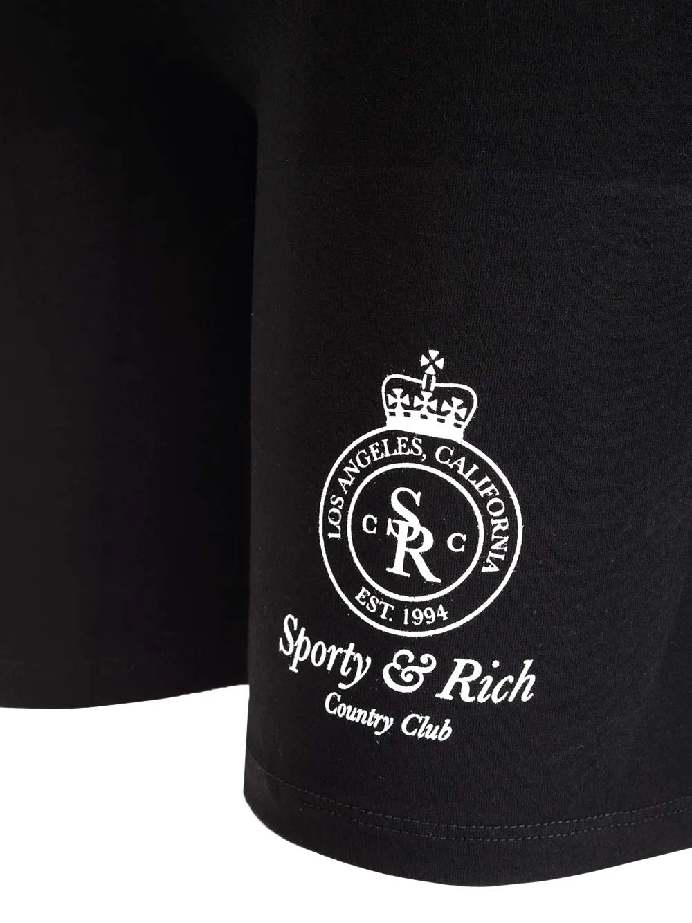 Sporty & Rich Crown Biker Shorts