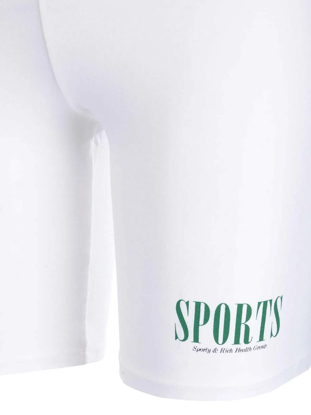 Sporty & Rich Logo Printed Biker Shorts