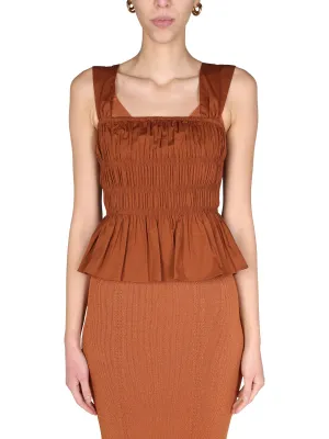Staud Sleeveless Cropped Top