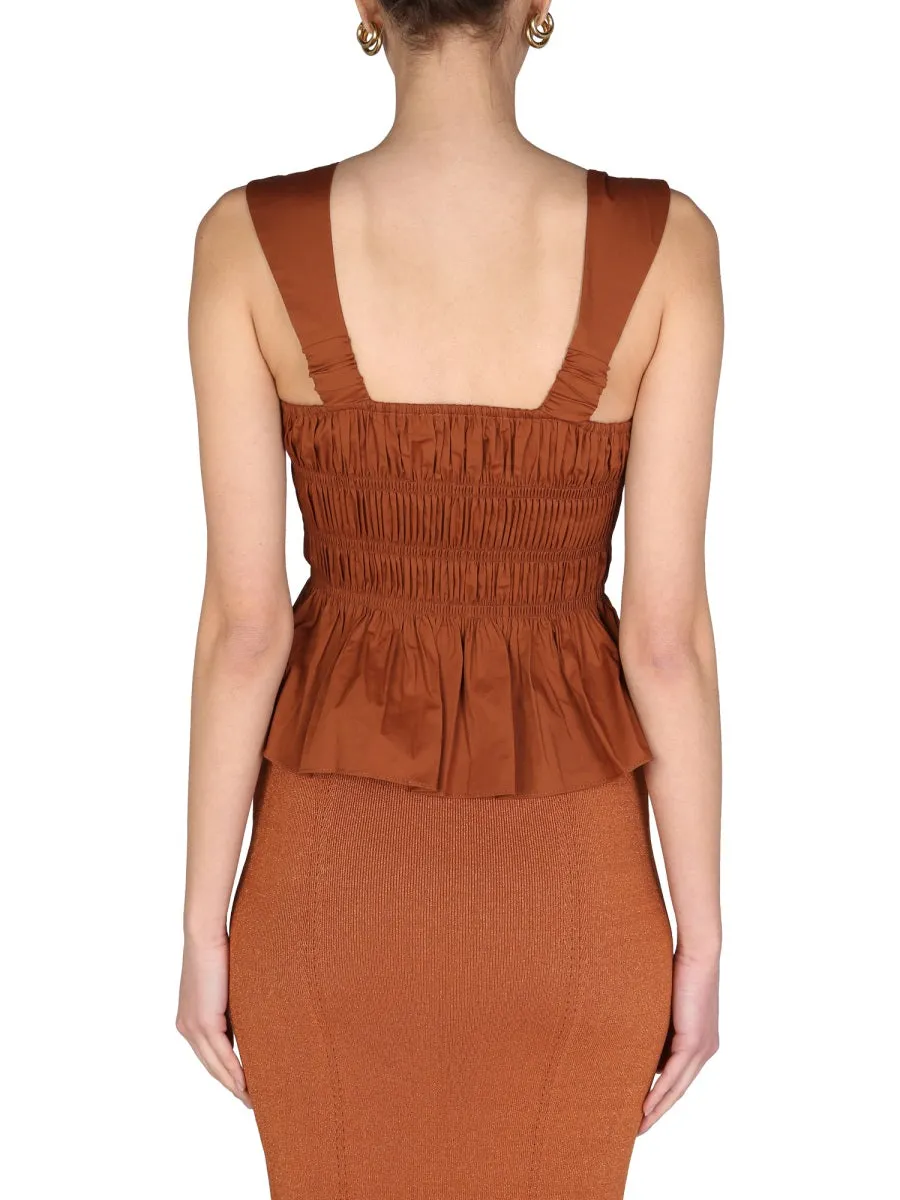Staud Sleeveless Cropped Top