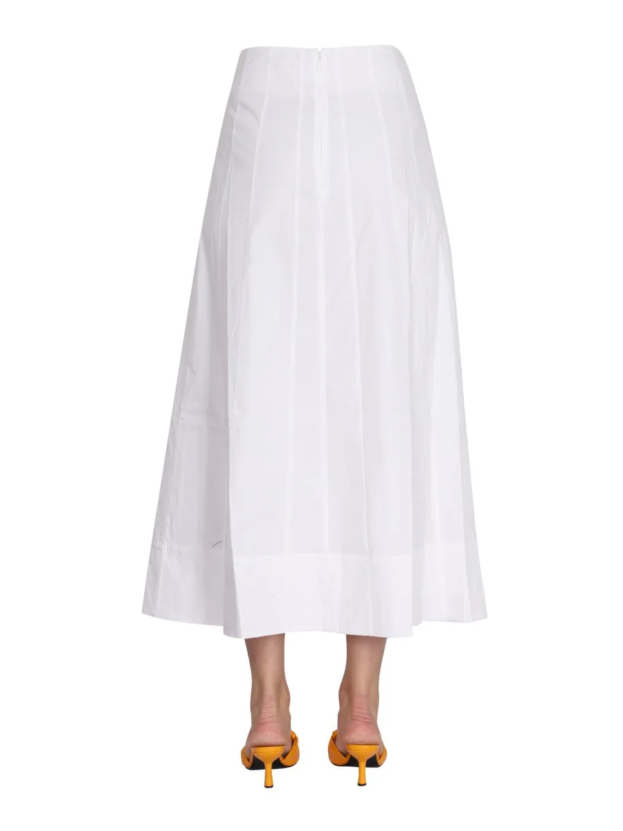 Staud Wells Midi Skirt