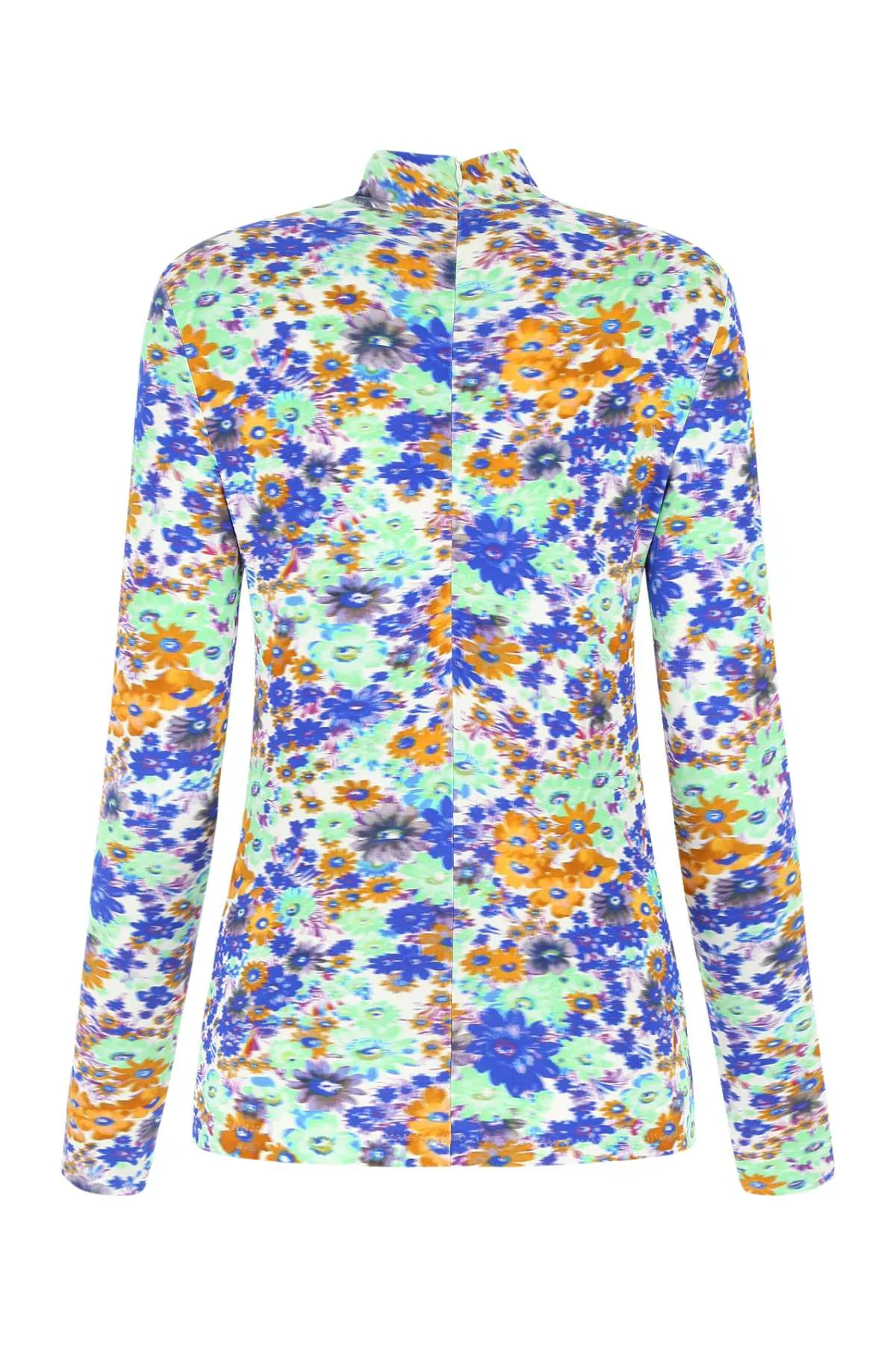 Stella McCartney Floral Print Turtleneck Top