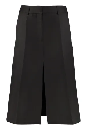 Stella McCartney Gabardine Midi Skirt