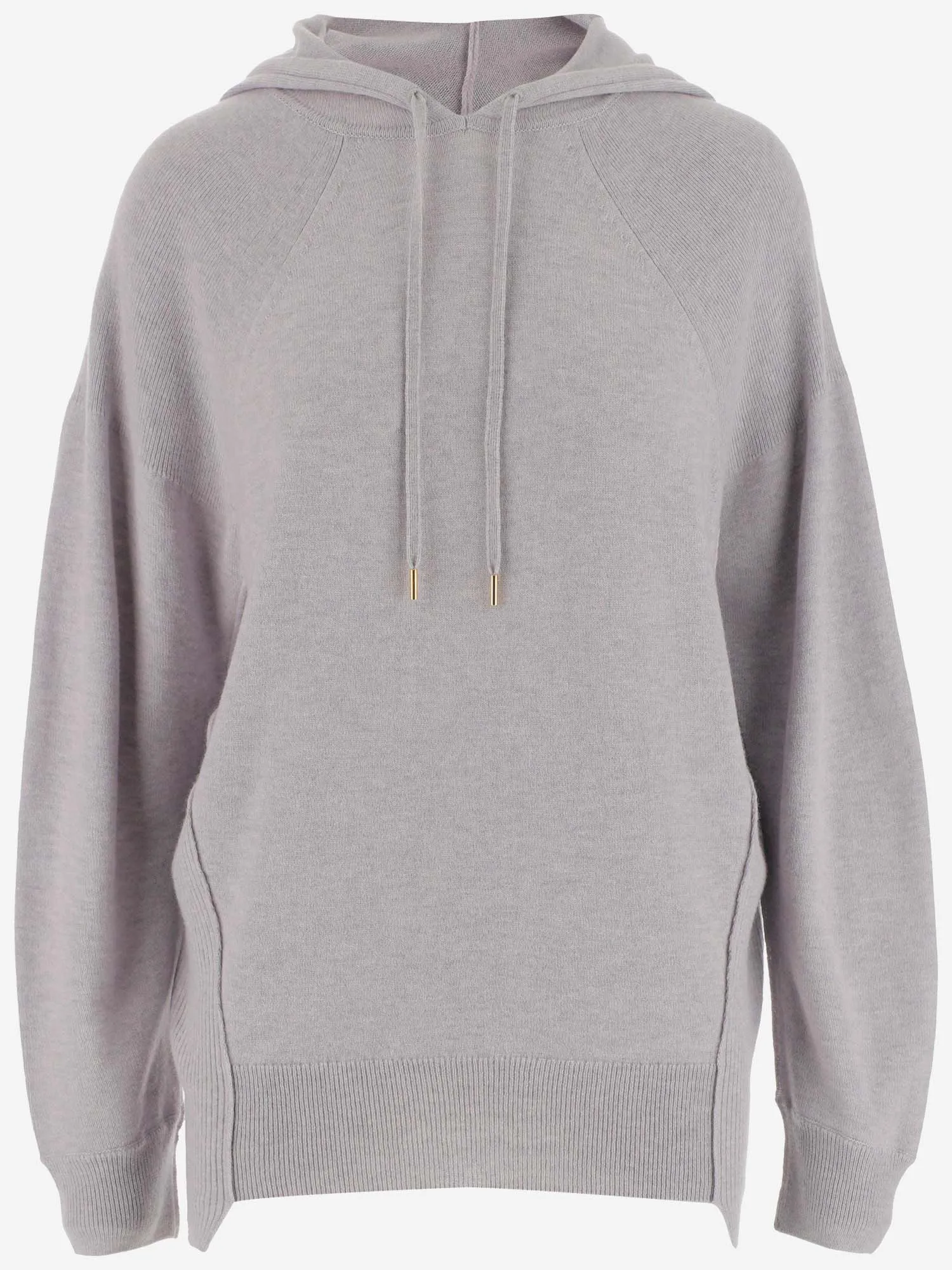 Stella McCartney Step-Hem Knitted Hoodie