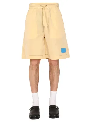 Sunnei Drawstring Wide Leg Shorts