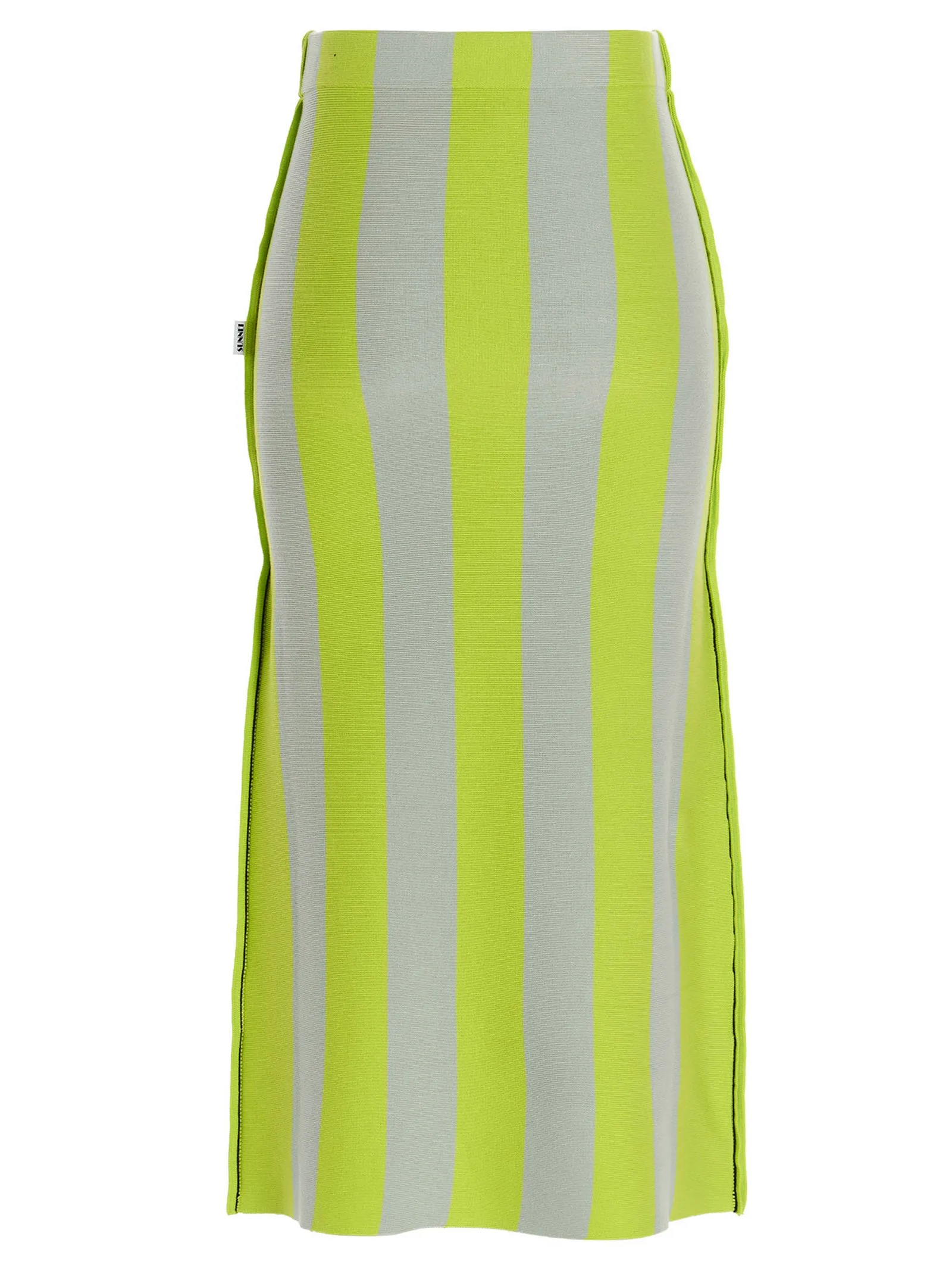 Sunnei Striped Knitted Midi Skirt