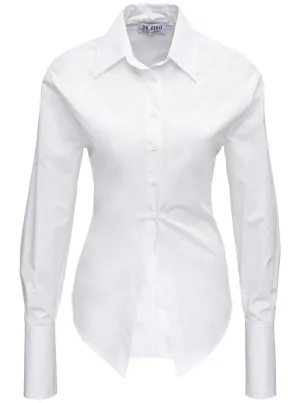 The Attico Lily Long-Sleeved Oversized Shirt