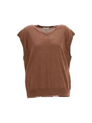 The Row Dawn V-Neck Vest